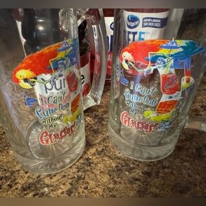 Parrot head heavy vintage glasses early 90s